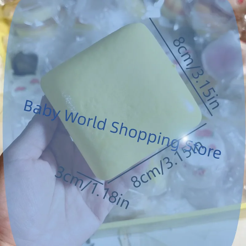 1 szt. Kreatywna zabawka antystresowa w kształcie kwadratowego ciasta, urocza zabawka z efektem powolnego powrotu do kształtu, zabawka sensoryczna dla dorosłych i dzieci, idealna na prezent.