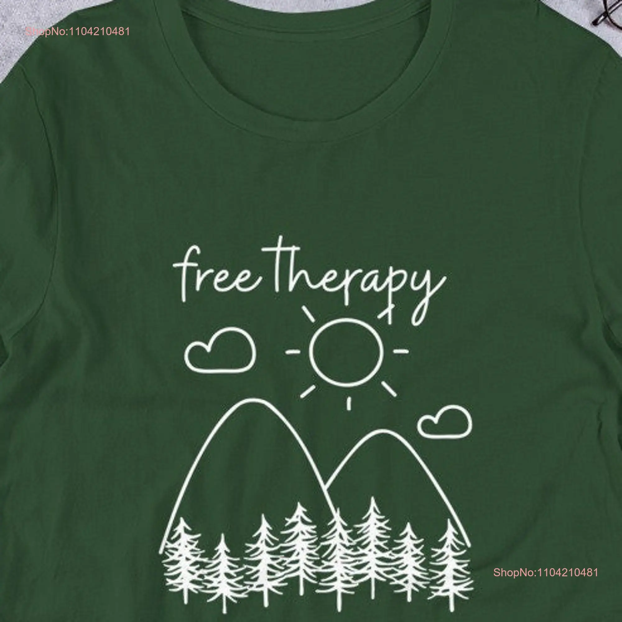 

Футболка Nature Therapy Lover Healing Be in Outdoor Hike Gift с длинными или короткими рукавами