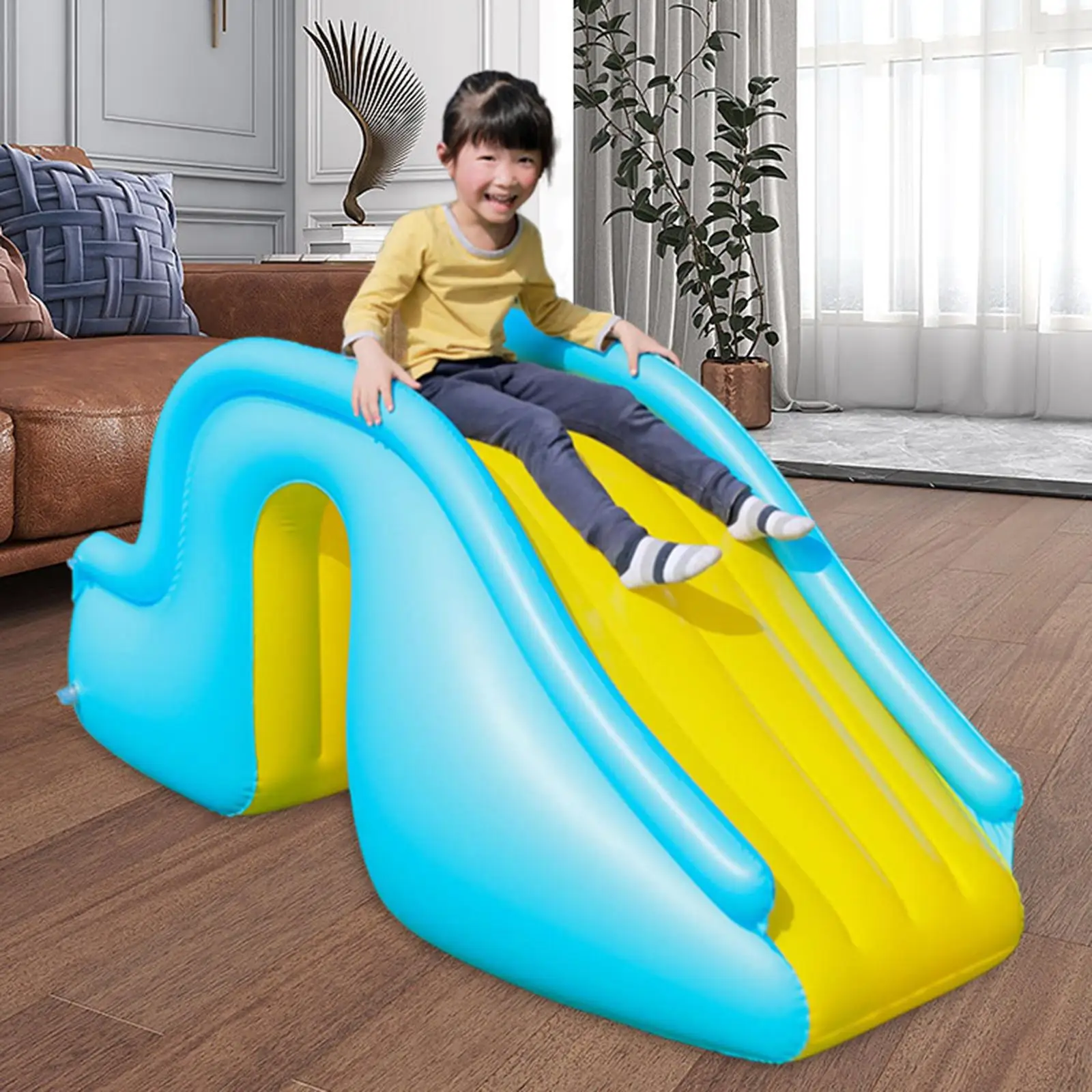 Inflatable Slide Waterslide Playground Slide PVC Widening Steps Anti Slip Steps