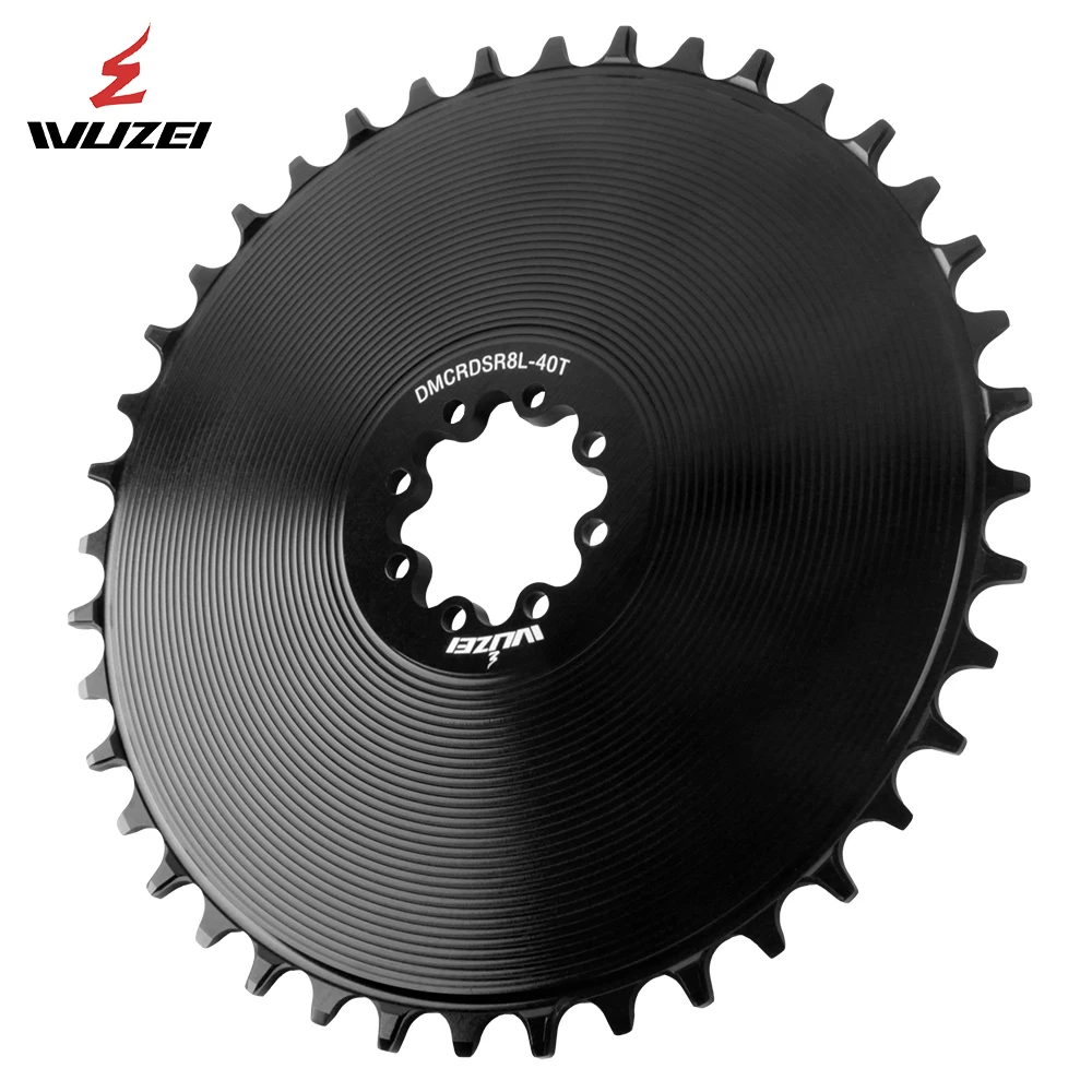 WUZEI 4.2mm Offest 8-Bolt Closed Chainring 40-58T for SRAM FORCE AXS 12V crank 8/9/10/11/12S Narrow Wide Direct Mount Sprocket