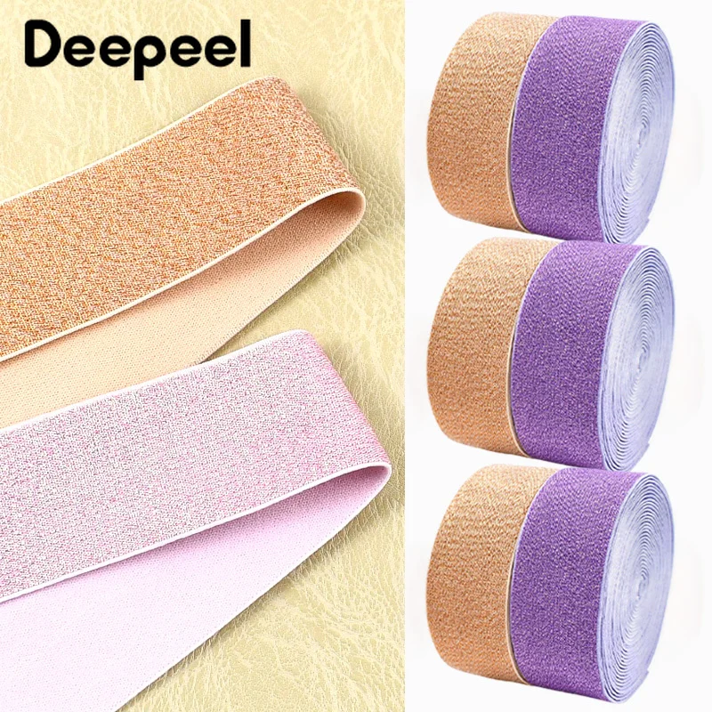 

5/10/20M 25-50mm Colored Nylon Elastic Band Dress Waistband Rubber Bands Pants Jeans Belt Sling Stretch Tape Sewing Accessories
