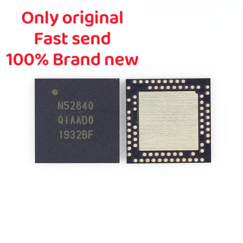 

5-10pcs 100% New NRF52840-QIAA NRF52840QIAA N52840QIAA NRF52840 N52840 QFN-73 Chipset