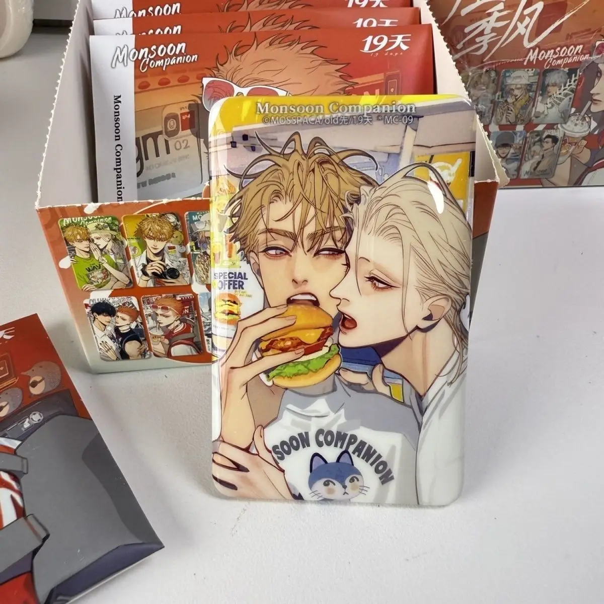 2025 أعمال شيان القديمة الرسمية 19 يومًا سلسلة رفيق الموسمية He Tian&Mo Guan Shan&Jian Yi&Zhan Zhengxi شارة الإصدار المحددة