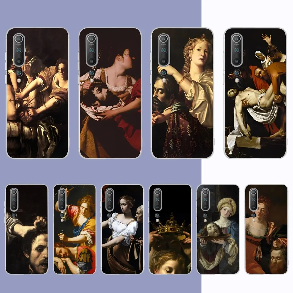 Judith Beheading Holofernes Caravaggio Phone Case For Samsung S21 A10 For Redmi Note 7 9 For Huawei P30Pro Honor 8X 10i Cover