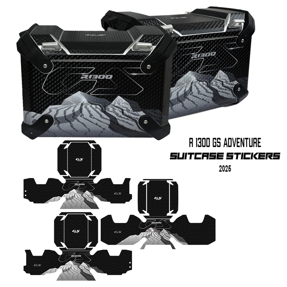 

3D стереоскопический набор наклеек на чемодан для R1300GS ADV R 1300 GS Adventure 2024 2025 2026, графический комплект для багажа