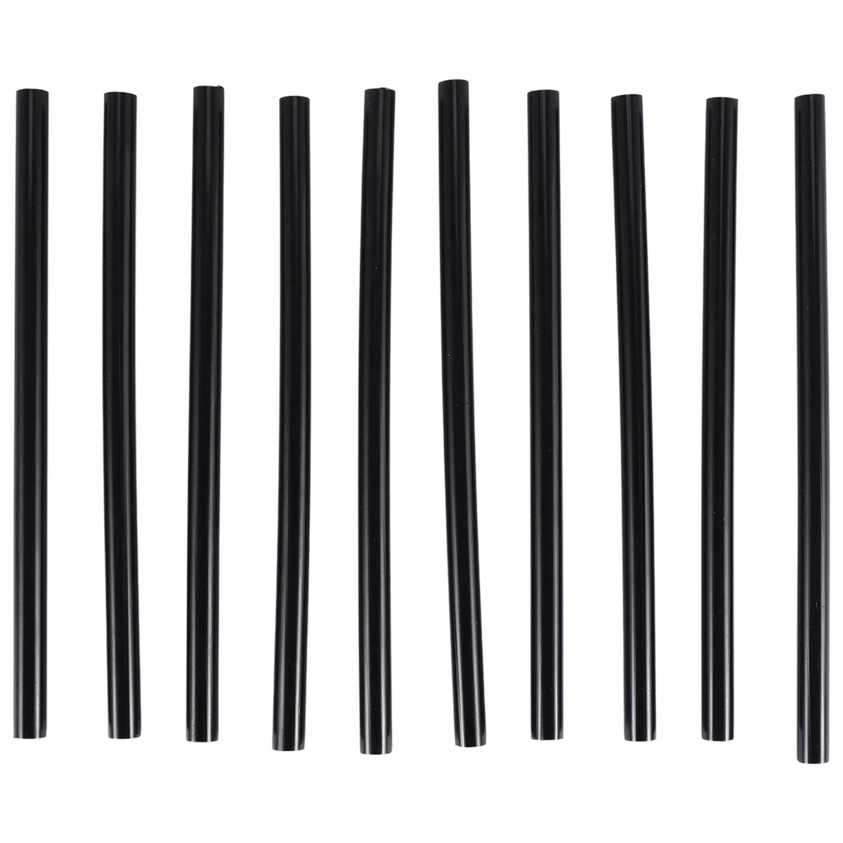 ABMO ホットメルト接着剤スティック 150x7mm ブラック 10 個