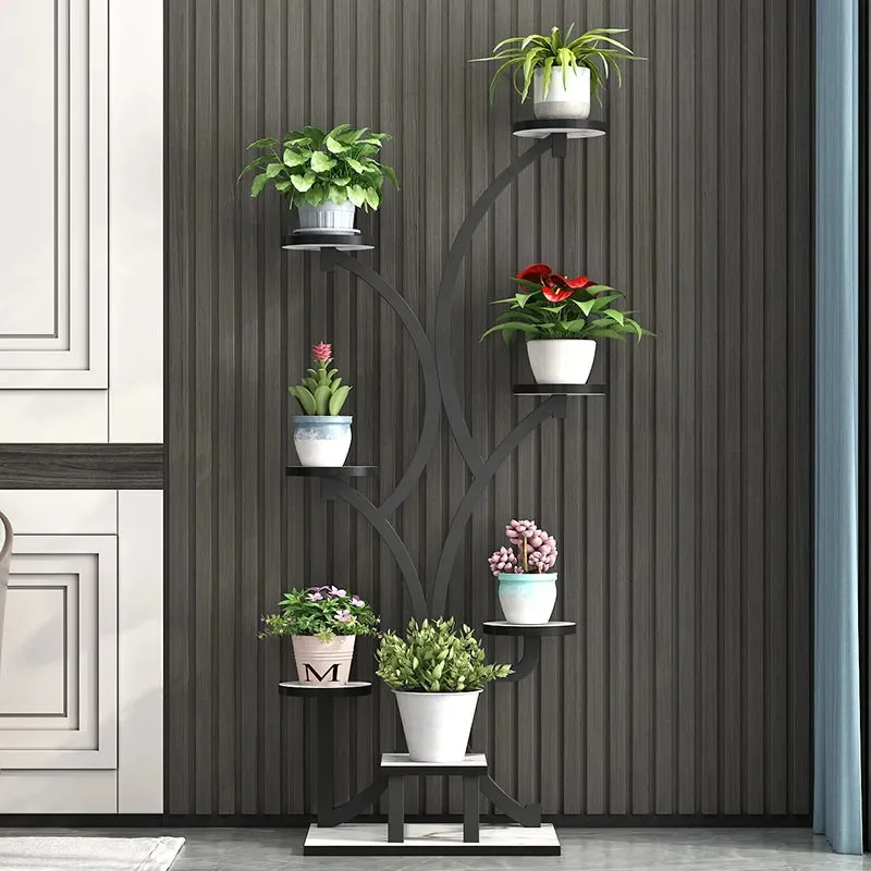 Plant Stand – Modern Minimalist Iron Art Movable Multi-Layer Shelf for Living Room & Nordic Home Decor