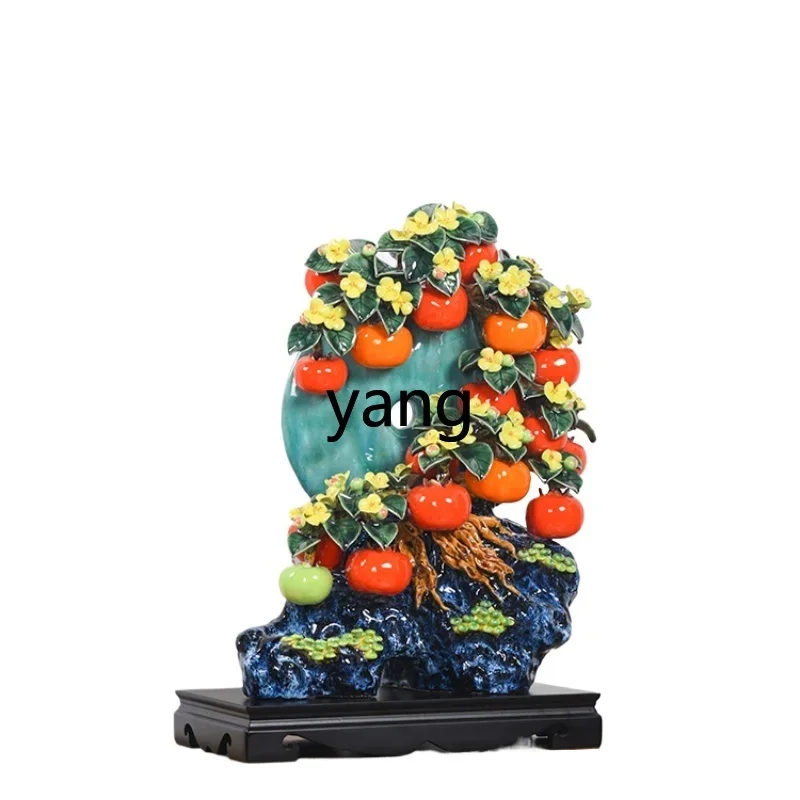 LH  persimmon ornament persimmon Ruyi new Chinese living room new house warming