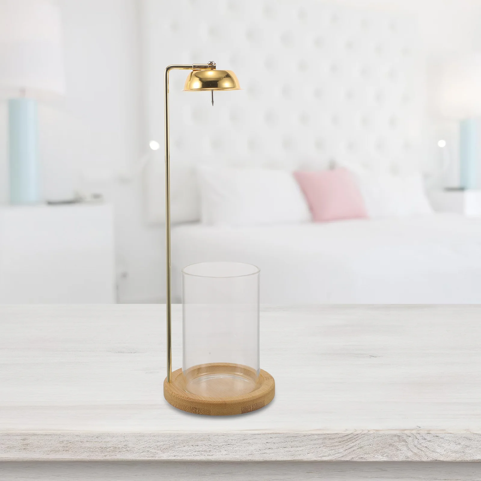 

Upside Down Incense Holder Bamboo Glass Moxibustion Stick Burner for Home Decor Room Ornament Aromatherapy