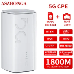 Aszhonga-simカード,4g,5g,cpe pro lte,オリジナルのロック解除されたlte,FDD,vpn,wifi5,2.4g,wifi