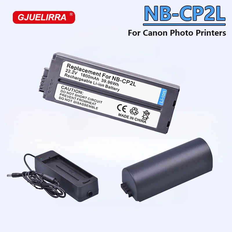NB-CP2LH NB-CP2L Battery 1800mAh +Charger for Canon SELPHY NB-CP1L,CP1500 CP1300 CP1200 CP910 CP900 CP800 CP790 CP780 CG-CP200