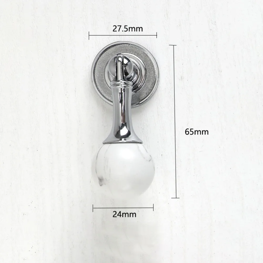 

Pendant Design Wooden Ball Pendant Cabinet Pulls French Chic Decorative French Luxury Silver Handles Luxury Finish Durable