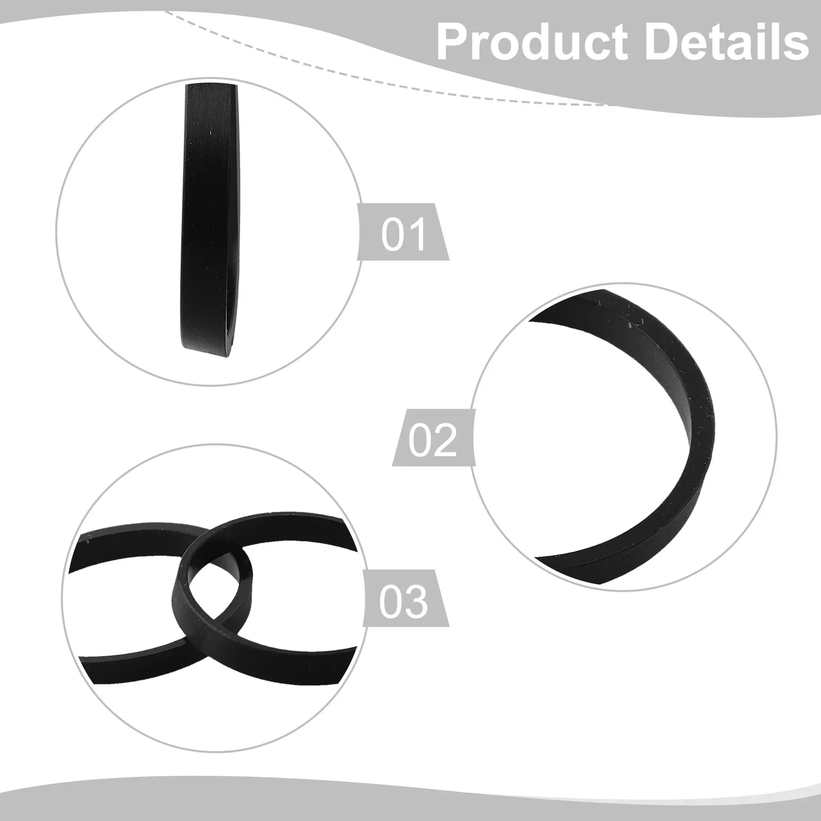 40mm Rubber Washers Plumbing Washers For Kitchen For Garden High Integrity No Tools Needed Tight Seal Wide Application