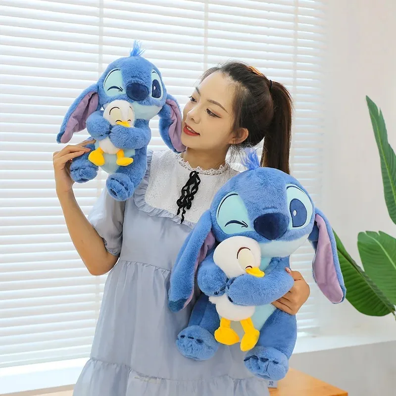 Disney Plush Doll Stitch Lilo Doll Cute Duck Stitch Plush Stuffed Toy Christmas Children\'s Birthday Gift Kawaii Decoration Toys