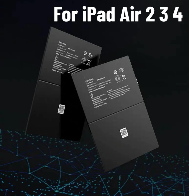 

Долговечный аккумулятор 8827 мАч + для iPad Air 2 3 4 5 Сменный аккумулятор премиум-класса A+ с полным набором инструментов для ремонта DIY Fix