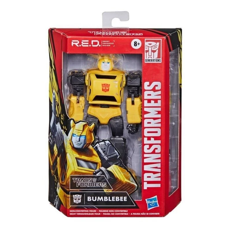 Transformers R.E.D. Robot Enhanced Design The Transformers G1 Bumblebee Coronation Starscream 6-inch Action Figure Toy