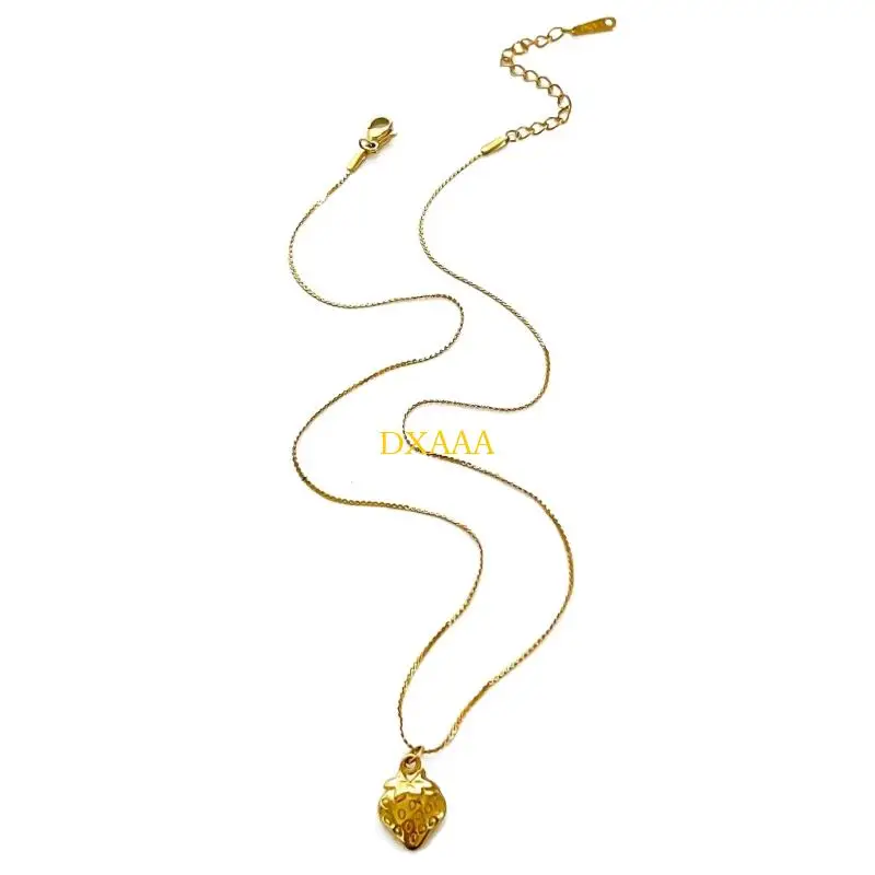 DXAA Fruit Charm Necklace Lightweight Design Neck Chain for Daily Wear Outfits
