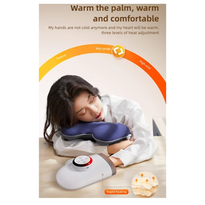 Handmassagers Elektrische draagbare vibrerende handschoenen Comfortabele compressie voor fysieke ontspanning