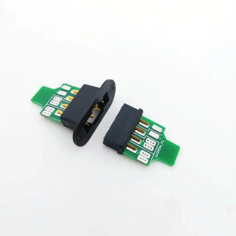 2Pcs MPX8 Male Female Adapters with PCB for Enhanced RC Plane Performance