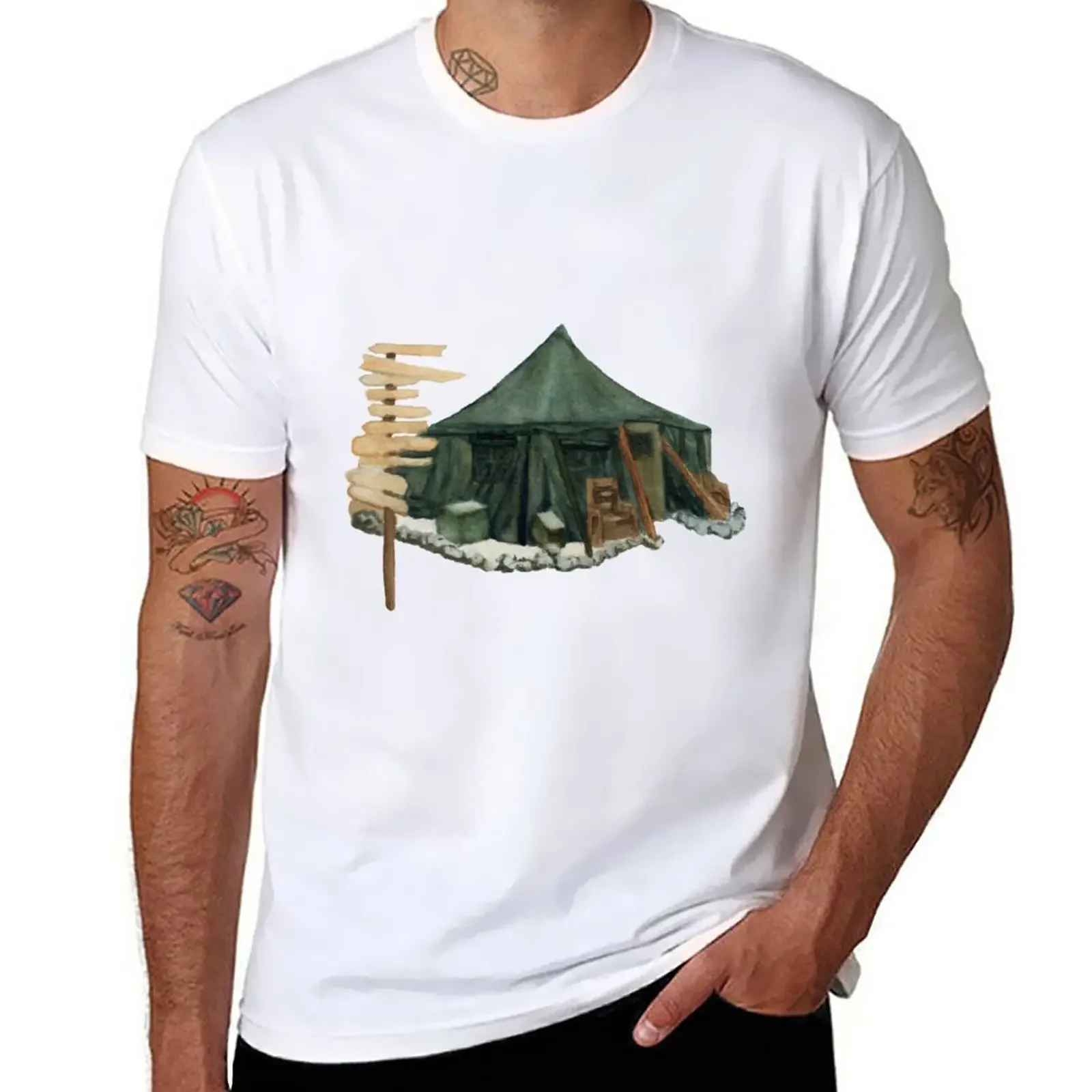 New The Swamp T-Shirt Anime t-shirt shirts graphic tees Men's t-shirts