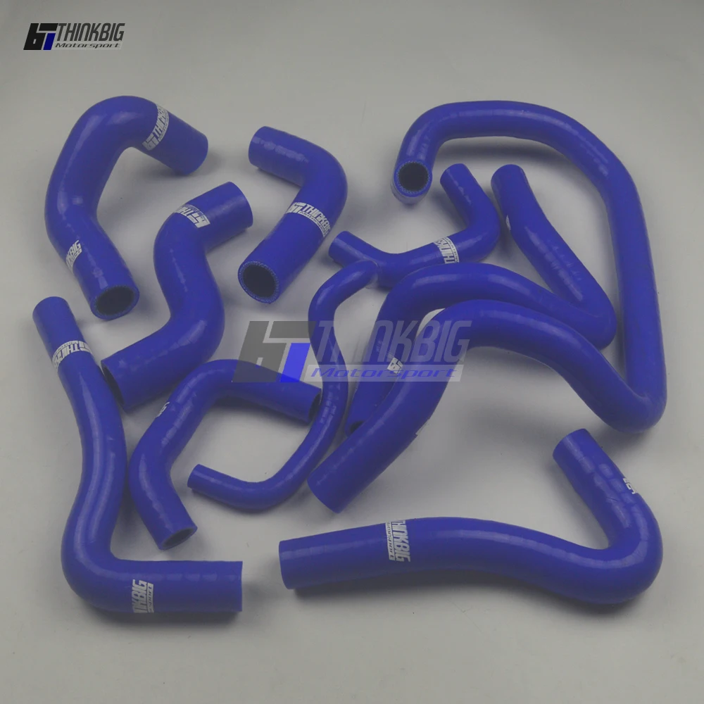 Silicone Radiator Hose Kit For 1992-2003 Nissan Micra/March K11 1.3L CG13DE 4AT Automatic (10pcs)