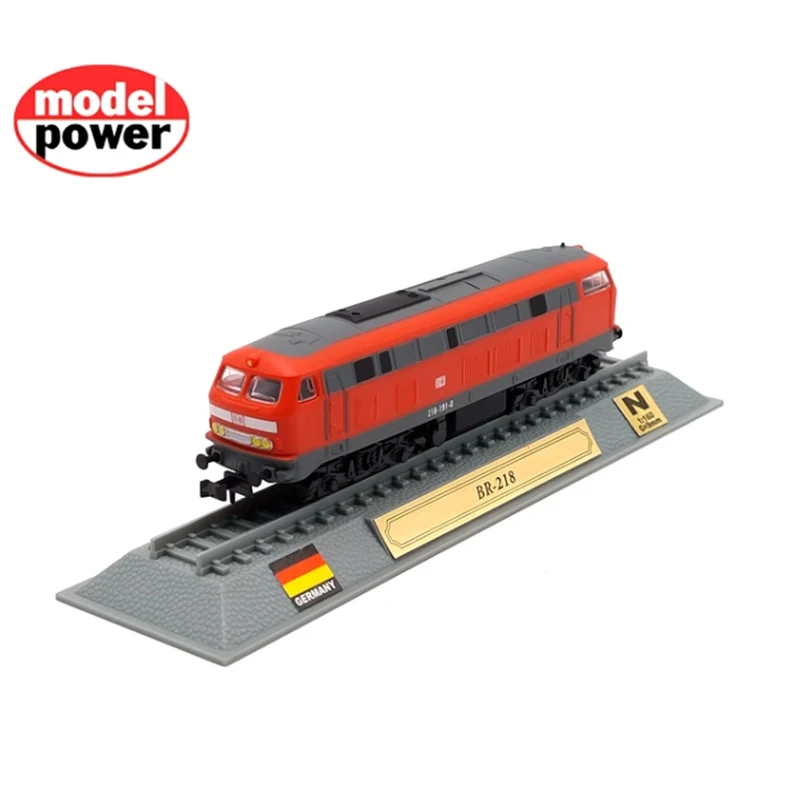 Modelo POWER N escala 1/160 alemán DB ferrocarril BR218 motor de combustión interna locomotora modelo de tren sin pantalla estática de energía