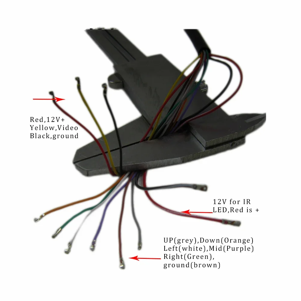 ANPWOO accesorios de cámara cctv, cable de alimentación de vídeo compatible con osd y Puerto dc 12v bnc 75 ohm, conectar módulo analógico/cvi/ahd/tvi