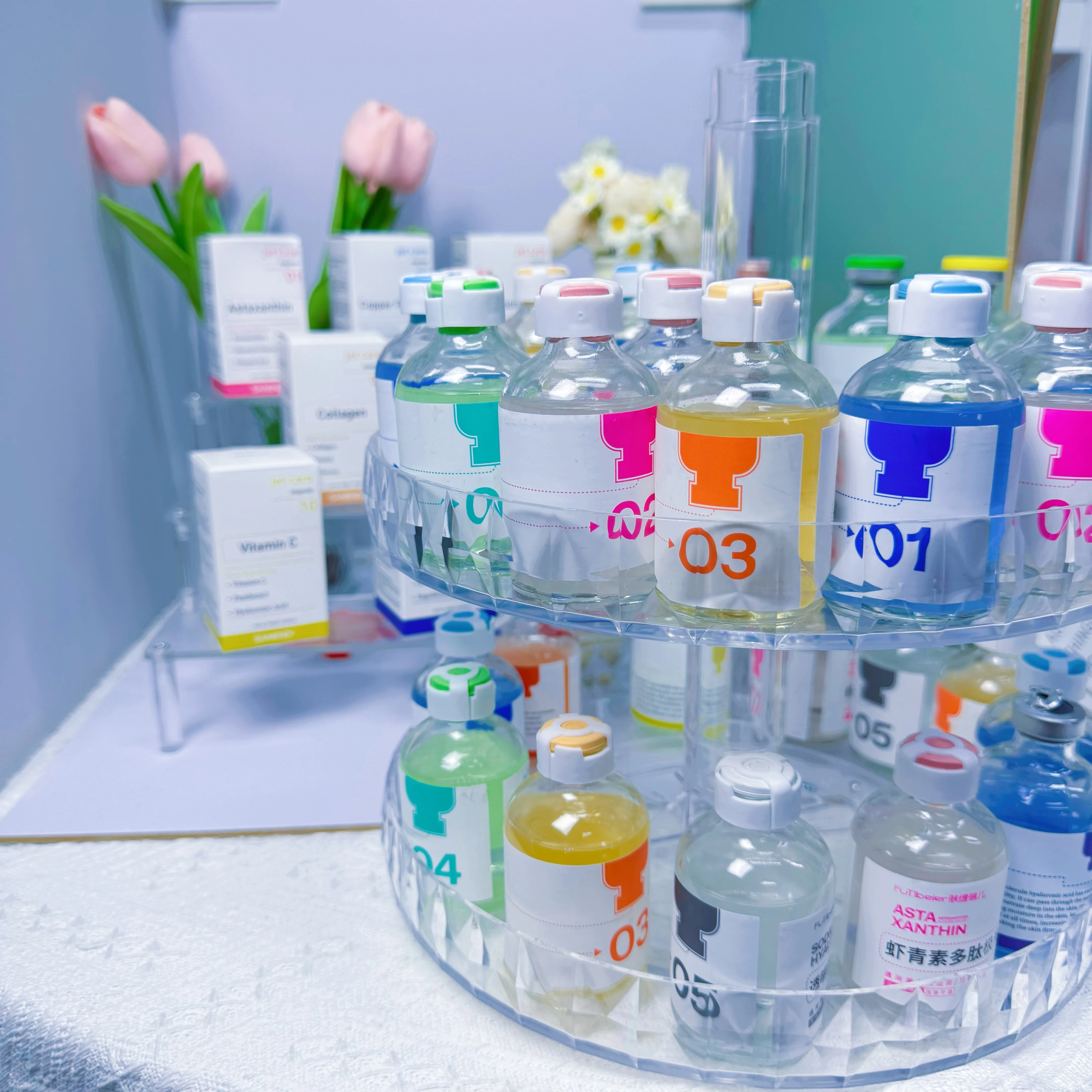 سلسلة العناية ببخاخ الوجه - مجموعة العناية بالبشرة الأساسية لصالونات التجميل المرطبة والترطيب #2