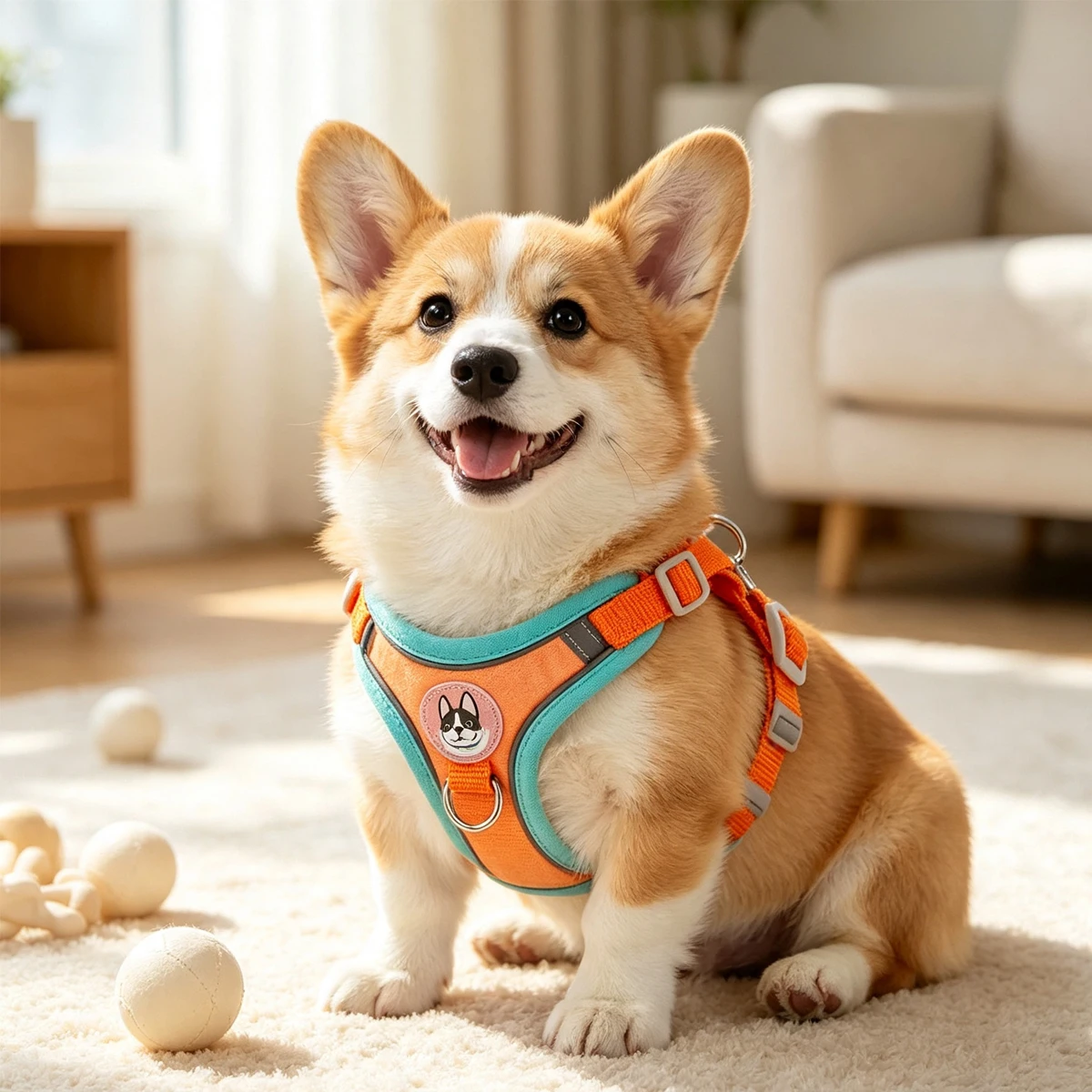 Dog Harness Traction Set Luxury Anti Leash Small Accessories Pets Breed Dogs Breast-band Equipment Chest Pet Supplies Harnesses