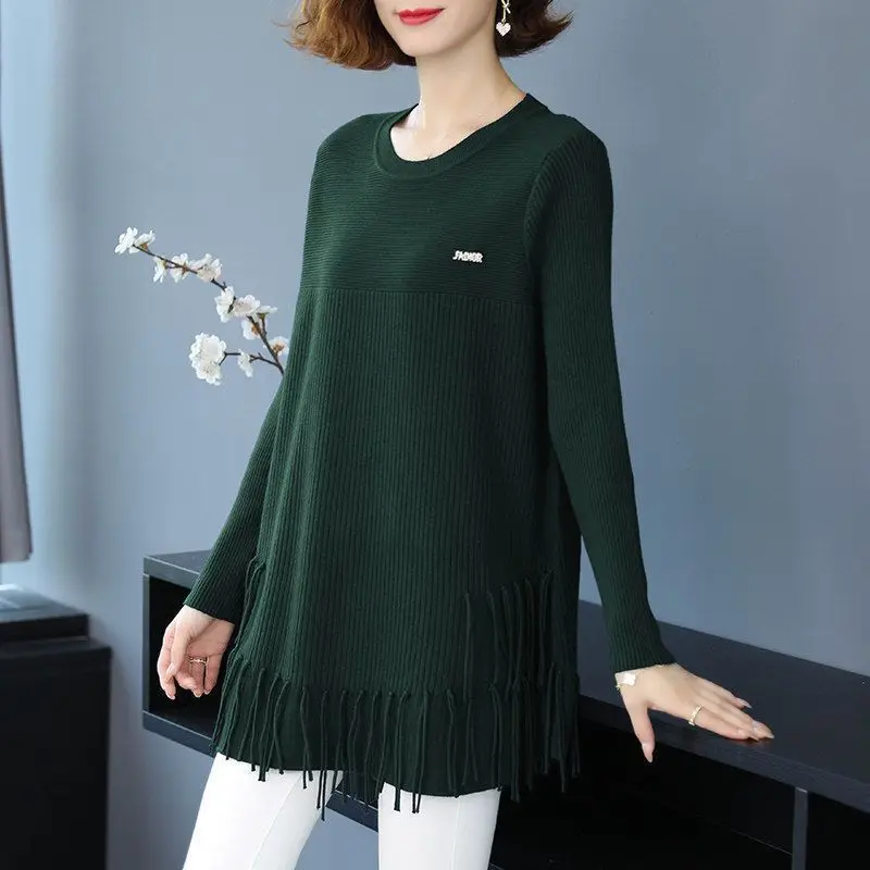 المرأة العصرية الخريف والشتاء سترة فضفاضة المرأة عارضة تنوعا بلون قاعدة قميص أنيق ومريح