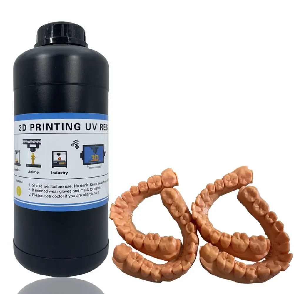

Orthodontics Teeth Dentals Model Water-Washable Dentals Resins 3D Printer Resins for LCD DLP