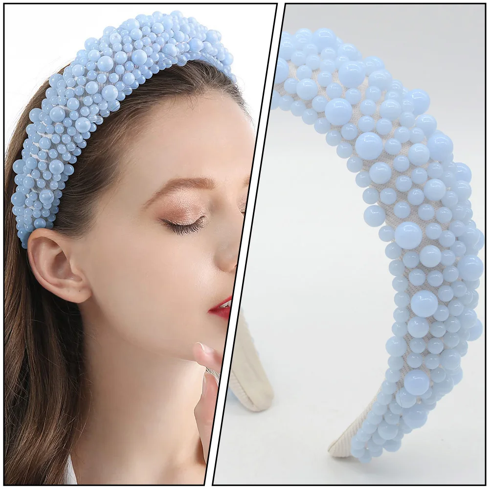 

Headb Girl Headb s Girls Elegant Hairb Pearl Design Delicate Banquet Party Pearl Design Headdress Fabric Accessories