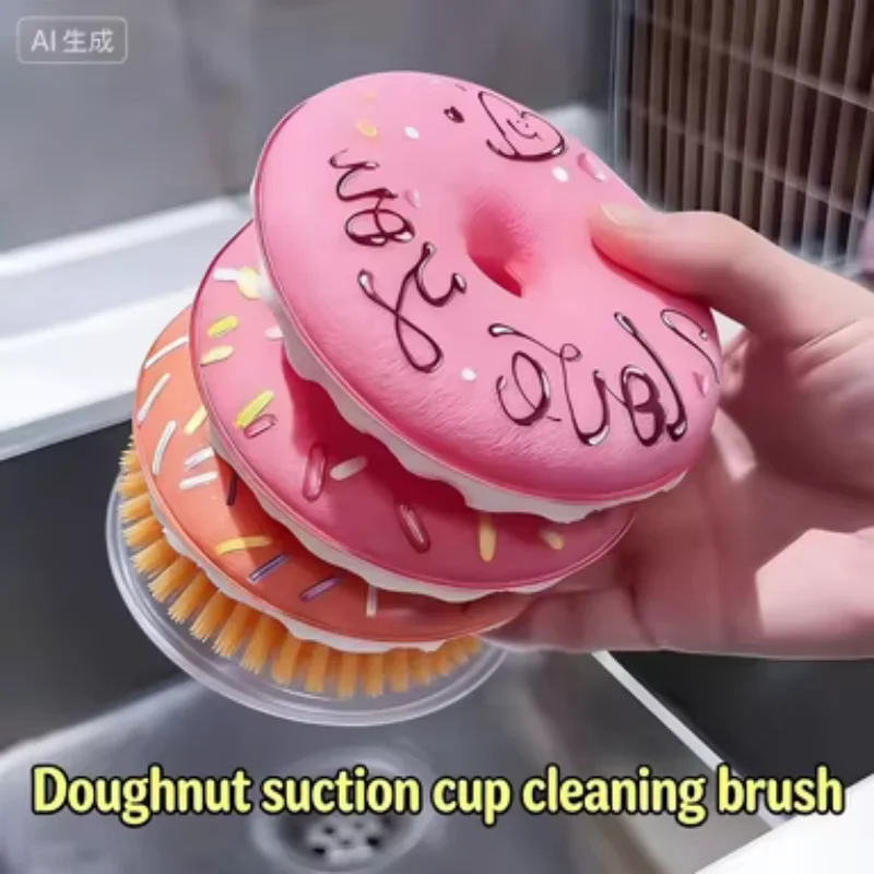 Sweet donut dishwashing sponge, powerful cleaning cloth for 