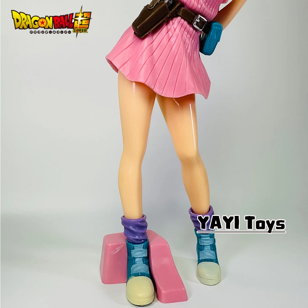 25cm Anime Dragon Ball Z Bulma Anime Figur PVC Actionfigur Niedliche Statue Modell Figurine Sammlerstück Puppen Spielzeug Geschenke – Detail 4