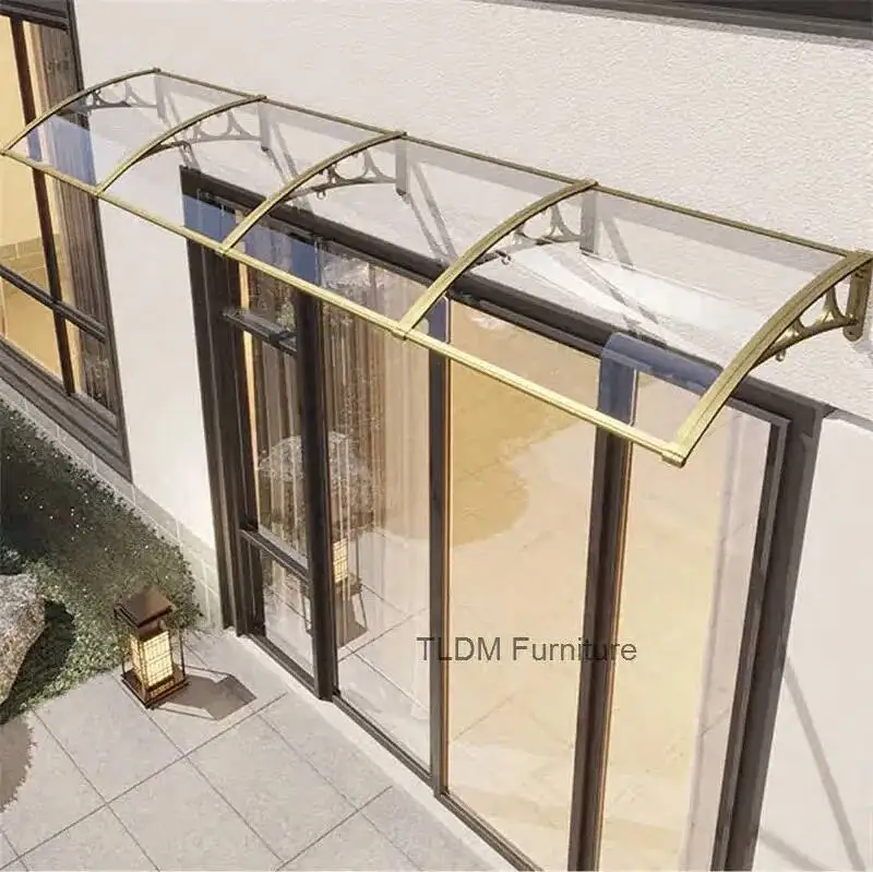 

Tent Creative Head Corner Awning Garden Window Eaves Sun Outdoor Balcony Door Rainproof Gazebo Courtyard Shelter Silent Canopy