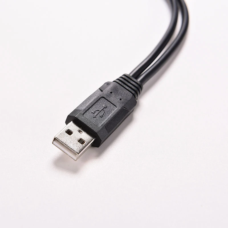 

35 см USB 2.0 A 1 штекер на 2 двойных USB-мама Концентратор данных Удлинительный кабель для передачи данных Адаптер питания Конвертер Разветвитель Кабель USB 2.0