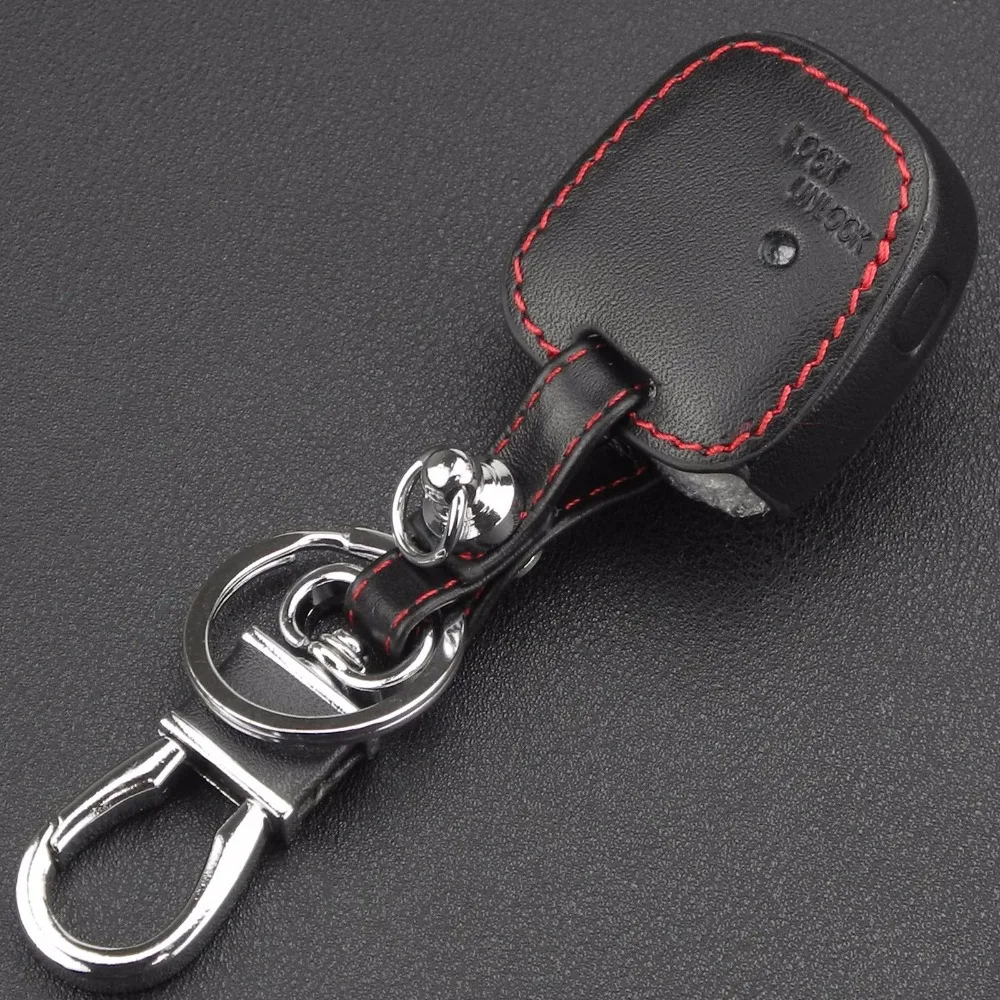 jingyuqin 1 Side Button Fob Remote Key Shell Leather Case Cover For TOYOTA Carina Estima Harrier Previa Corolla Celica