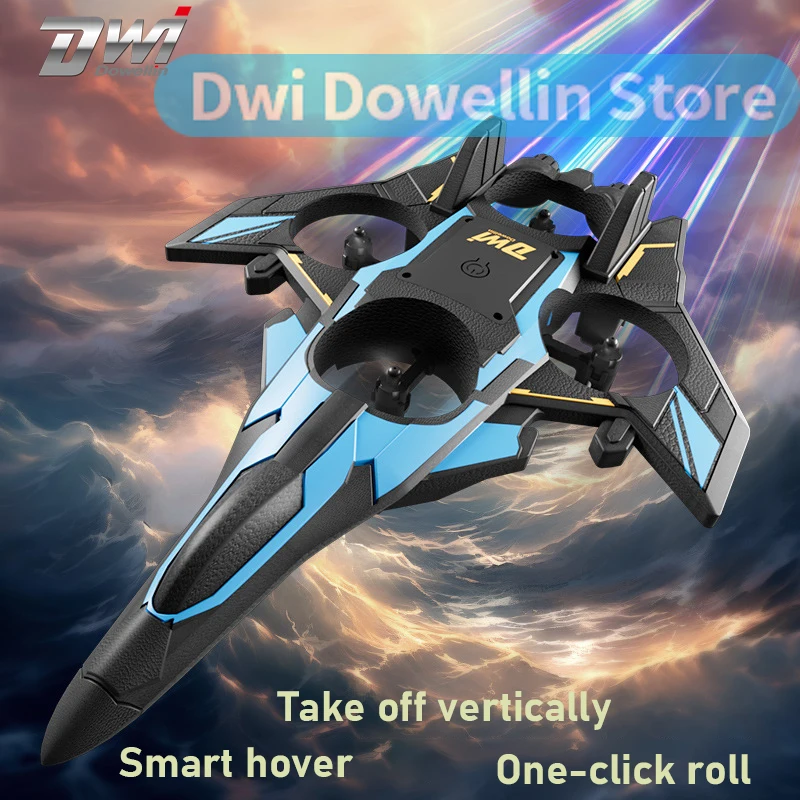 التحكم عن بعد الثابتة الجناح الطائرات التكتيكية DWi 360 تدوير رغوة طائرة شراعية كهربائية تحوم لعبة هليكوبتر الأطفال في الهواء الطلق هدية