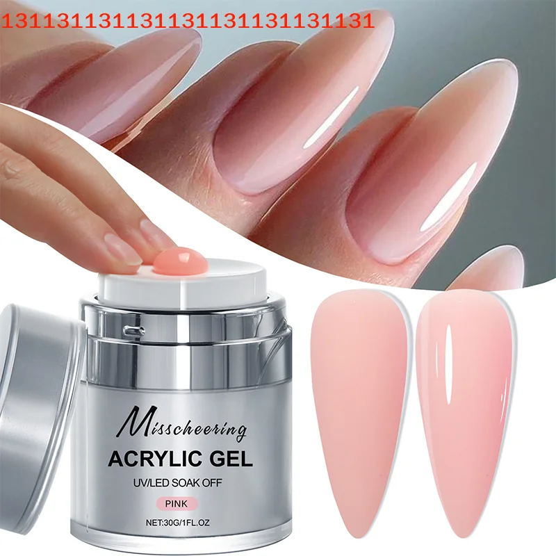 Gel per unghie Quick Builder 15/30g Estensione trasparente per nail art Acrilico multifunzionale Soak off LED UV per uso professionale in salone