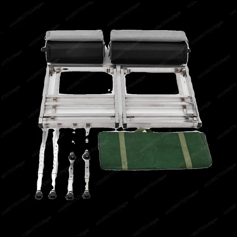 Multifunctional Telescopic Pull‑out Folding Camping Bed, Self‑driving Travel Sleeping Bed for Vehicle Modification