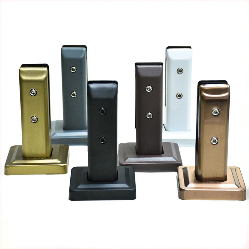 Stainless Steel Glass Base, Staircase Handrail, Glass Fixing Clip, Swimming Pool Clip, Balcony Landing Foot Clip, No Screws