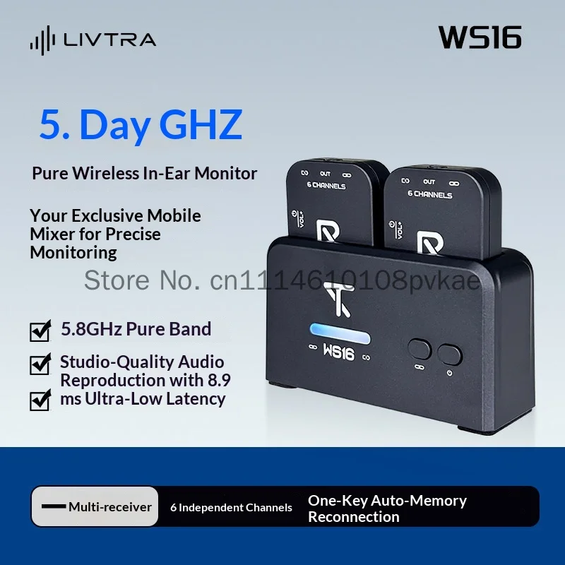 hot-in-stock-livtra-ws‑16-wireless-in‑ear-monitor-system-1‑to‑2-58g-transmitter-receiver-for-electric-guitar-with-audio-cable