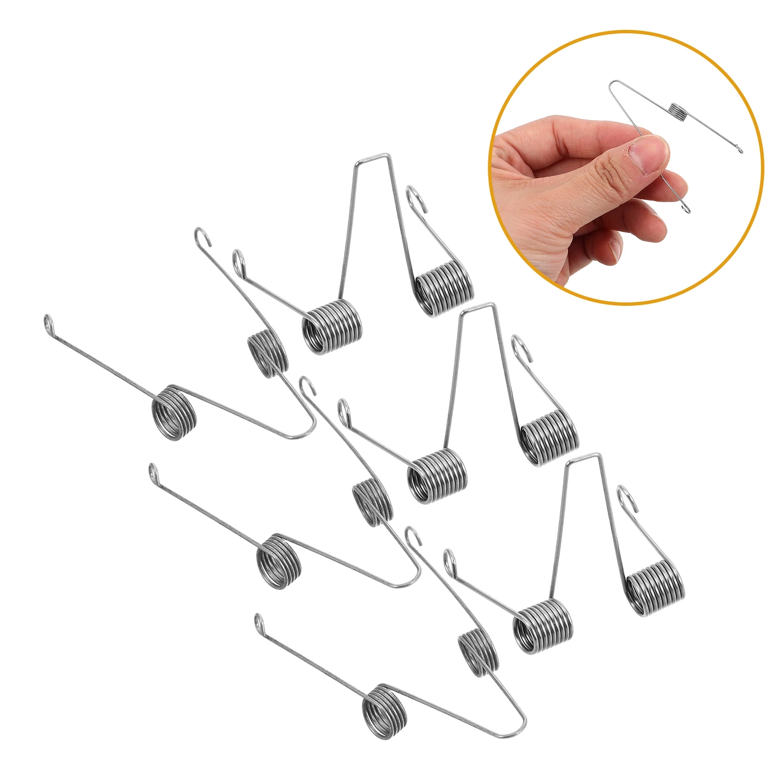 

6 Pcs Spring Trombone Accessory Brass Spit Valve Musical Instrument Accessories Metal Trumpet Water Key