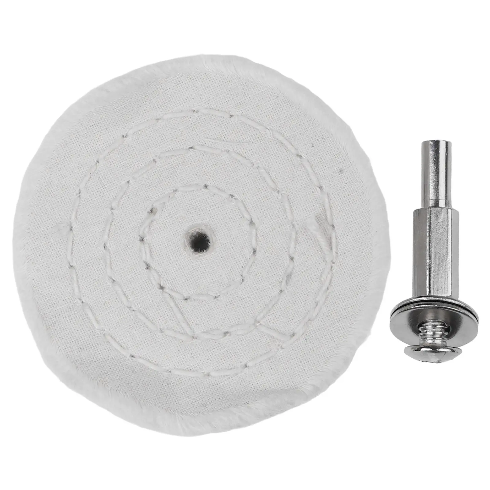1 قطعة 4in100mm القماش تلميع ممسحة عجلة الوسادة للطاقة/بطارية الحفر التلميع طاحونة أداة السلطة الملحقات