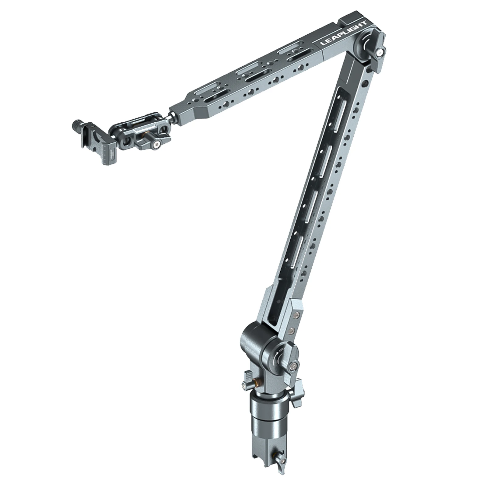 LEAPLIGHT Overhead Metall-Magic-Arm Kameraständer Gelenkarm 360° ° Drehbarer Cantilever-Ständer, Tischständer für Telefon/iPad – Detail 1