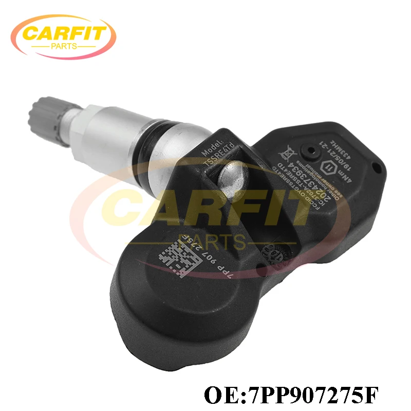 New OEM 7PP907275F TPMS Tire Pressure Sensor 433MHZ For Audi A4 A6 A8 Q7 R8 Volkswagen Phaeton Touareg Porsche 911 Auto Parts