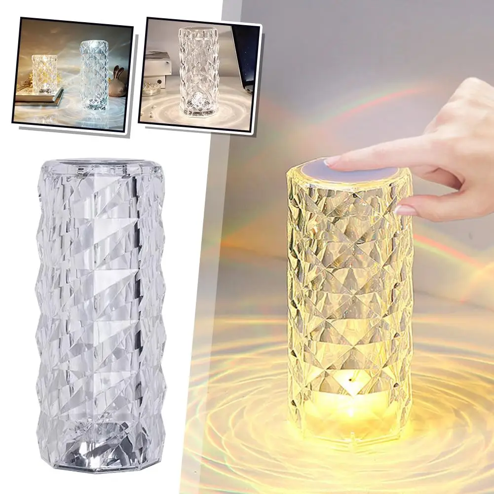 

Креативный подарок, атмосферная лампа, роза, декоративная настольная лампа, ночник с зарядкой изголовья кровати, 3-цветная настольная лампа с розой и регулируемой яркостью