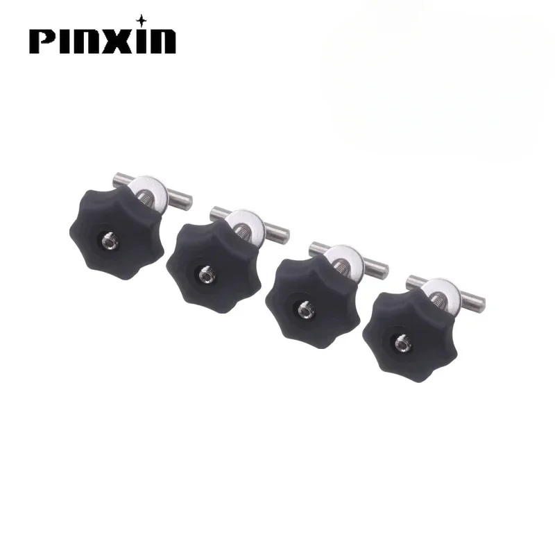 PinXin Car Accessories black Mounting Screws 50mm/70mm Locking Rail Multiflexboard for VW T5/t6 MULTIVAN 4 pcs