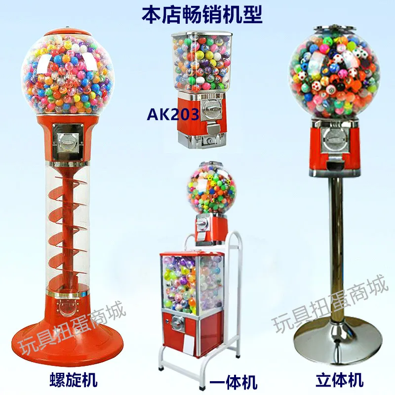 

Self-service Vending Elastic Ball Egg Twisting Coin Slot Spiral Egg Twisting Machine Commercial