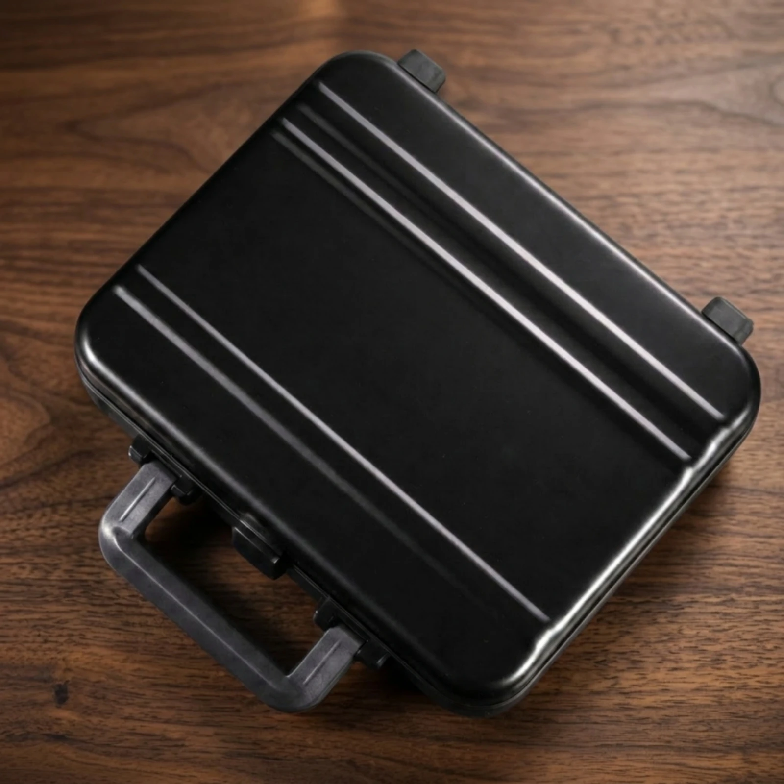 14-Slot Watch Box Lockable Aluminum Watch Case Organizer Portable Sturdy for Collectors